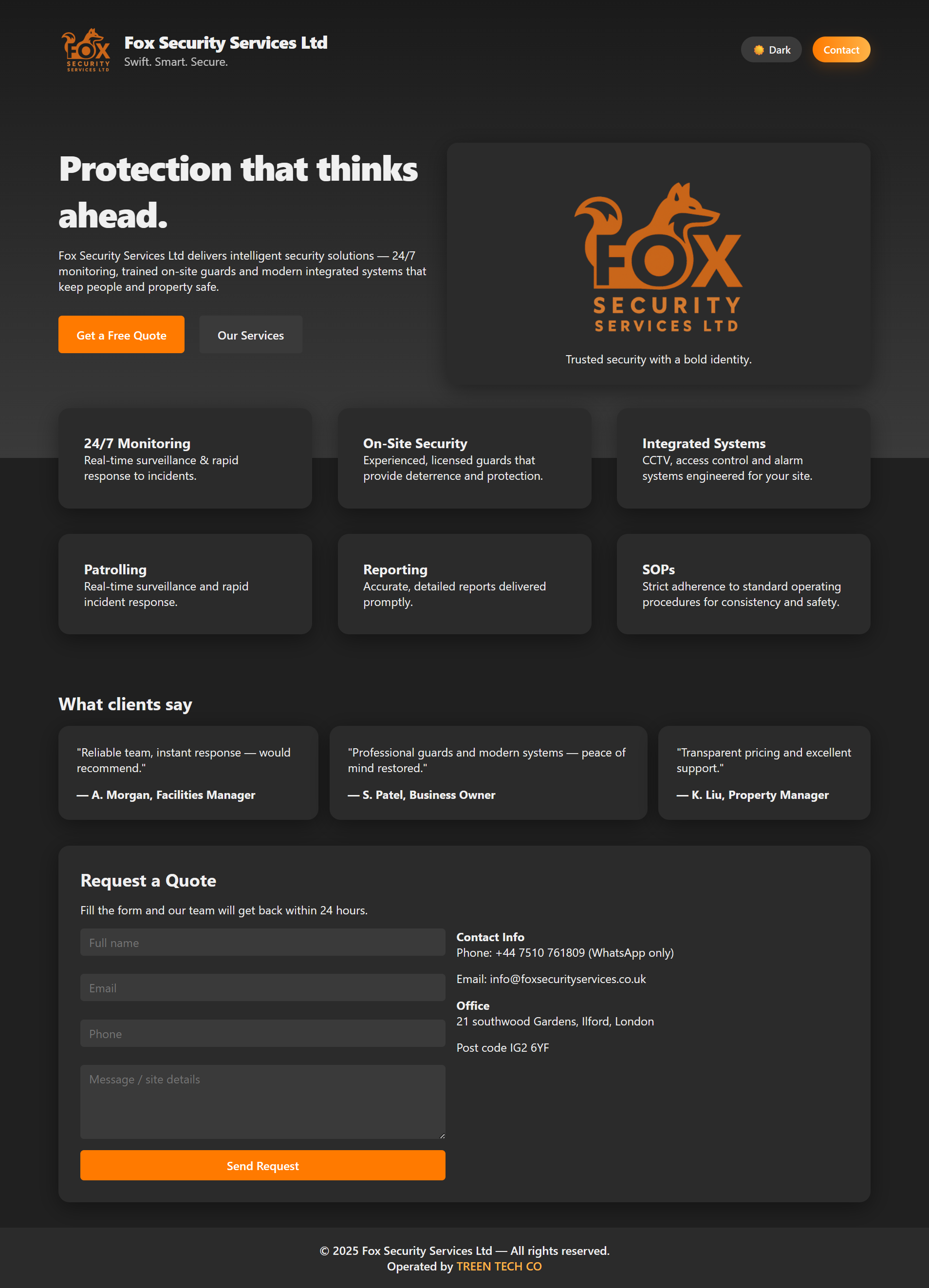 Fox Security Services
